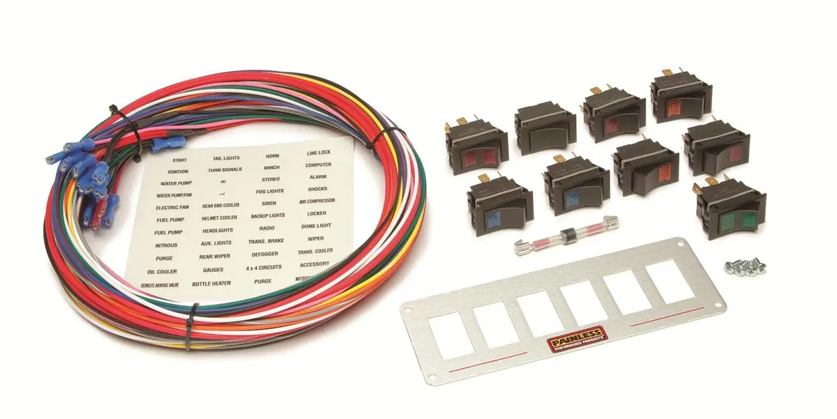 Painless Performance Modular Switch Panel – Custom Wiring Integration 1