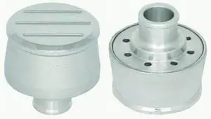 Chrome-Milled Aluminum Air Breather – 1" Neck, Ball-Style Cap Rpcr6101C 1