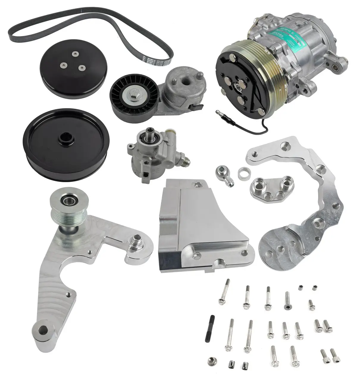 Vintage Air 174020 Front Runner Engine Drive System For Ford Platforms 1