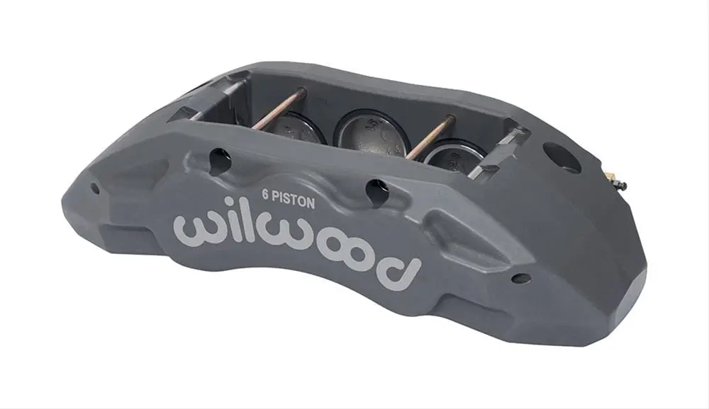 Wilwood Tx6R Forged Radial-Mount Brake Calipers – Six-Piston Front Caliper Set (120-14600) 1