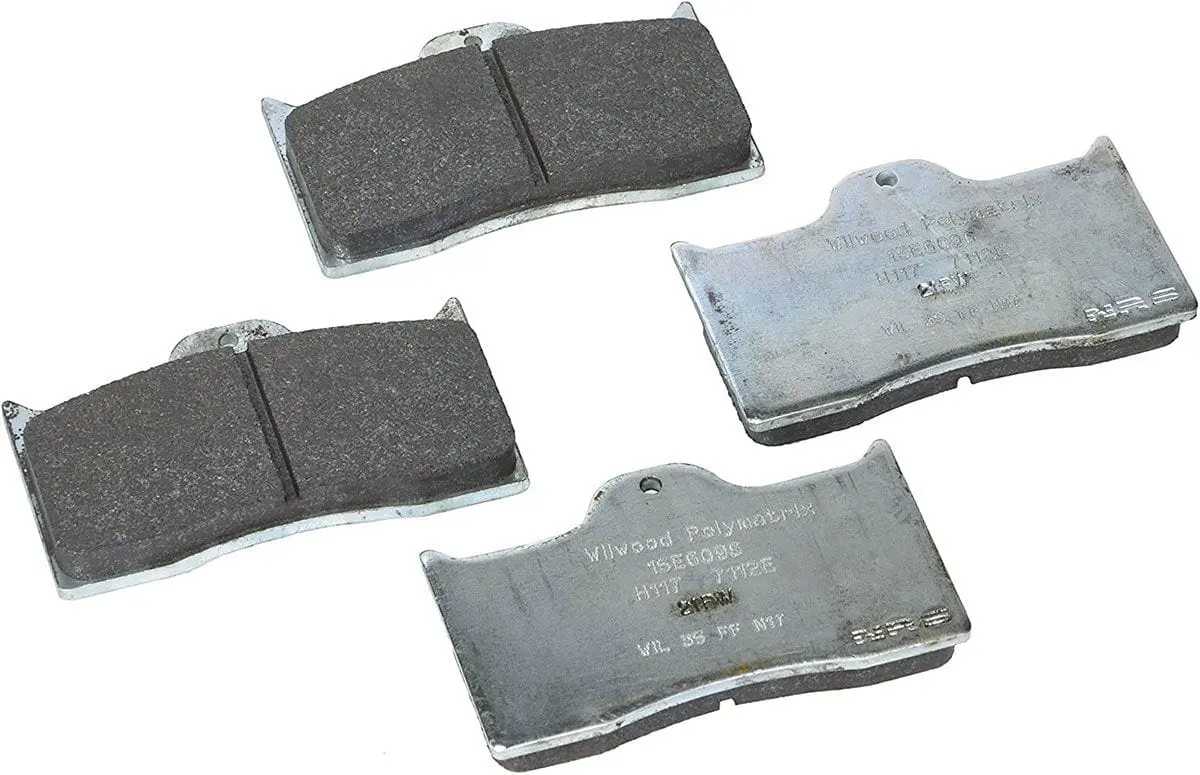 Polymatrix Wb15E-6096K E-Compound Brake Pad Set – Track-Ready Friction 1